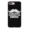 mustaching through snow iPhone 8 Plus