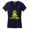 let's cook Women's V-Neck T-Shirt