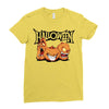 halloween Ladies Fitted T-Shirt