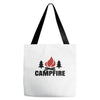 campfire Tote Bags