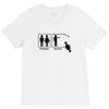 problem solved funny t shirt marriage wife beer V-Neck Tee