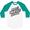 worlds okayest boyfriend 3/4 Sleeve Shirt