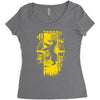 badger crest Women's Triblend Scoop T-shirt