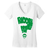 riddle me this! Women's V-Neck T-Shirt