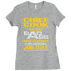 chief cook because badass miracle worker isn't an official job title Ladies Fitted T-Shirt