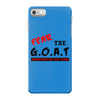the goat white t shirt greatest of all time basketball baseball footba iPhone 7 Case
