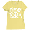new york Ladies Fitted T-Shirt