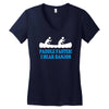 paddle faster i hear banjos Women's V-Neck T-Shirt