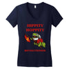 hippity hoppity revolutionize Women's V-Neck T-Shirt