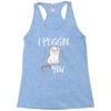 i puggin love you Racerback Tank