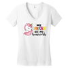 My Unicorn Ate My Homework Women's V-Neck T-Shirt