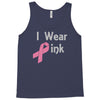 junior's breast cancer awareness i wear pink Tank Top