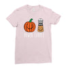 pumpkin spice Ladies Fitted T-Shirt