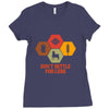 don't settle for less Ladies Fitted T-Shirt