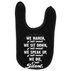 blk power Baby Bibs