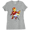 iron man (ironman parody) Ladies Fitted T-Shirt