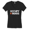 occupy mars Women's V-Neck T-Shirt