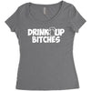 drink up bitches (2) Women's Triblend Scoop T-shirt