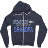 get promoted to grandpa Zipper Hoodie