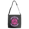 lady luck smile on me Adjustable Strap Totes