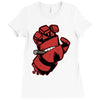 screaming doom Ladies Fitted T-Shirt