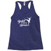 ballet like a sport only harder Racerback Tank