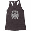 word trooper Racerback Tank
