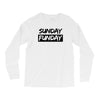 sunday funday t shirt funny jersey shore football Long Sleeve Shirts
