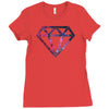 Galaxy diamond Ladies Fitted T-Shirt