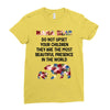 mama bear message Ladies Fitted T-Shirt