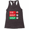 bat safety Racerback Tank