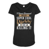 i never dreamed i would be a super cool daddy but here i am killing it Maternity Scoop Neck T-shirt