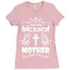 I Am One Blessed Mother Ladies Fitted T-Shirt