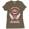 I Own It Forever The Title Auto Mechanic Ladies Fitted T-Shirt