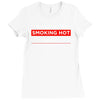 smoking hot writer tee Ladies Fitted T-Shirt