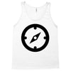 clock black Tank Top