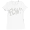 pow ! Ladies Fitted T-Shirt