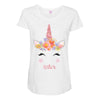 birthday unicorn family series sister Maternity Scoop Neck T-shirt