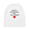 happy valentine day honey Baby Beanies
