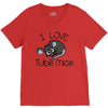 love tube mice V-Neck Tee