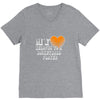 my heart basketball V-Neck Tee
