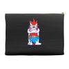 wild aztec monster Accessory Pouches