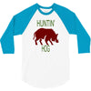 hantin hog 3/4 Sleeve Shirt