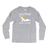 caution men at work Long Sleeve Shirts