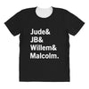 Jude JB Willem Malcolm All Over Women's T-shirt