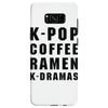 k pop coffee ramen k dramas Samsung Galaxy S8 Case