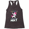 UNICORN ARE BORN IN MAY Racerback Tank