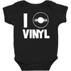 i love vinyl Baby Bodysuit