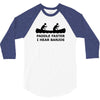 funny t shirt cool t shirt funny shirt geeky tshirt canoe nerd t shirt 3/4 Sleeve Shirt