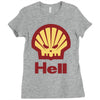 hell Ladies Fitted T-Shirt